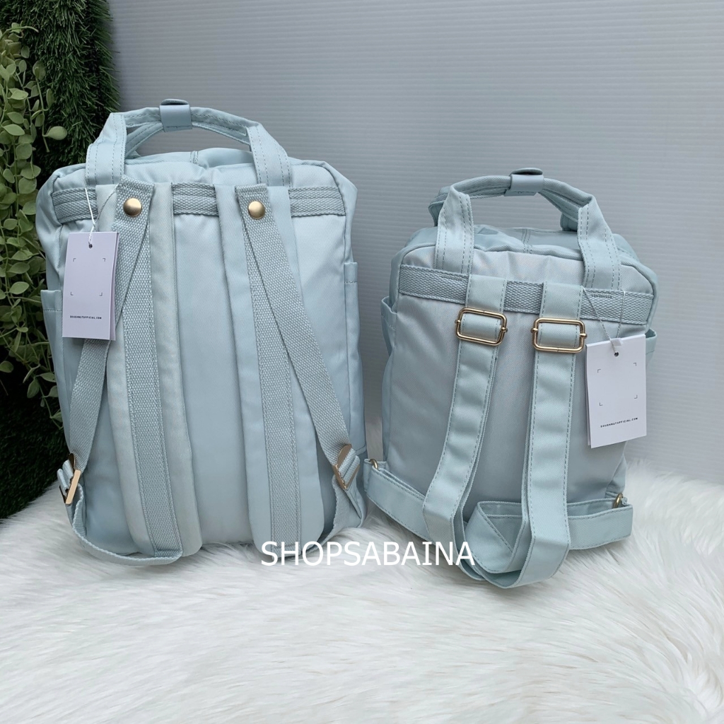 Doughnut Macaroon Galaxy Series Backpack กระเป๋าเป้สะพายหลังโดนัท ลายกาแล็กซี่ (แถมพวงกุญแจ)