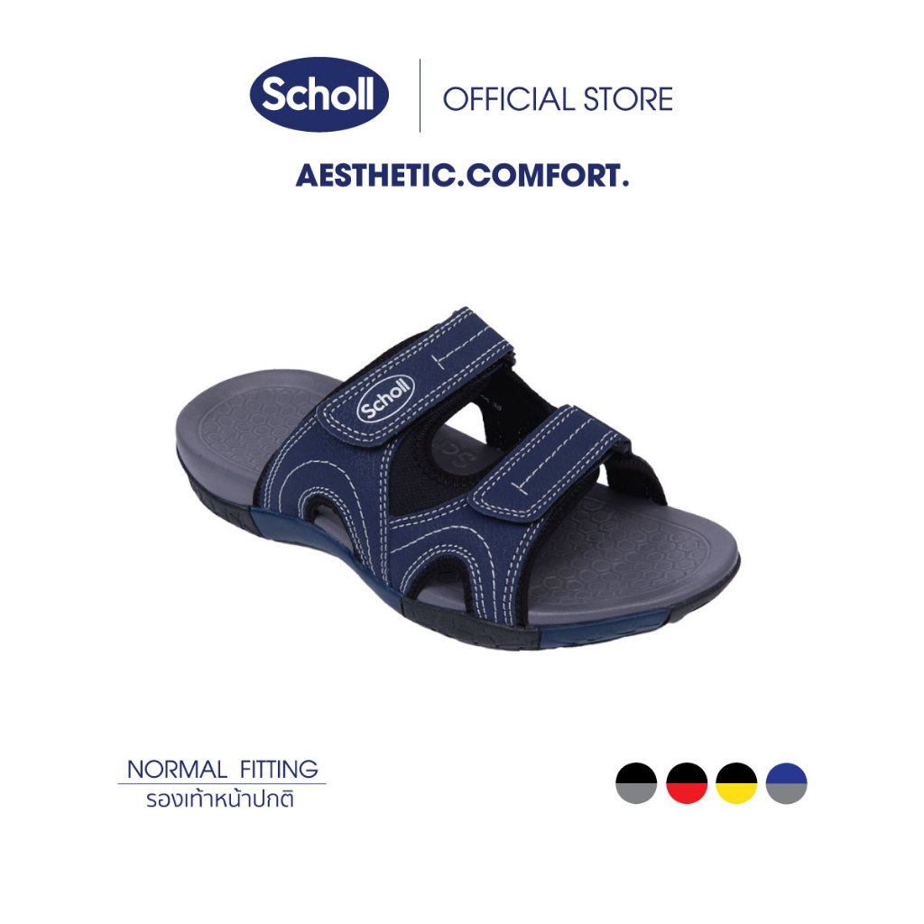 Scholl รองเท้าสกอลล์-โกลบ 2 Globe II แตะสวม Unisex รองเท้าสุขภาพ General Comfort เบา ทนทาน