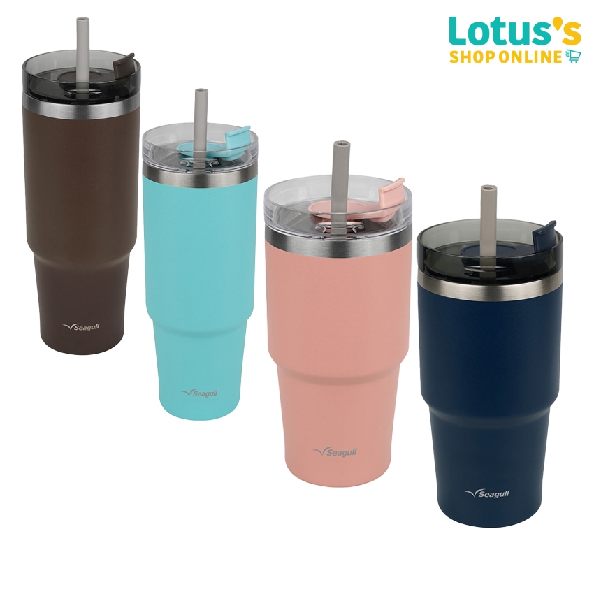 ซีกัล แก้วน้ำสุญญากาศ รุ่นเรดดี้ ความจุ 0.6 ลิตร/0.9 ลิตร SEAGULL READY VACUUM MUG 0.6 Liters/0.9 Li