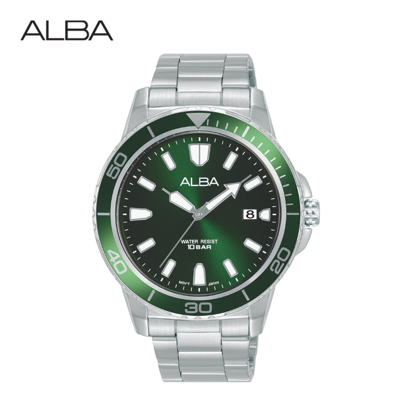 [E-tax E-Receipt] ALBA นาฬิกาข้อมือ Sportive Quartz รุ่น AS9U09X ขนาด 42 mm.