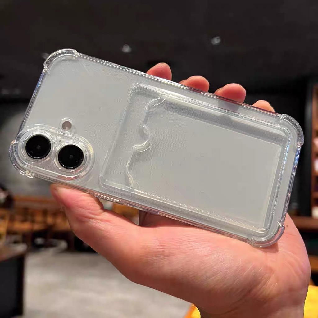 เคสใส่บัตร กันกระแทก สำหรับ iPhone 16｜Pro｜max case ไอโฟน 16 Pro max 16 16Pro 16Promax