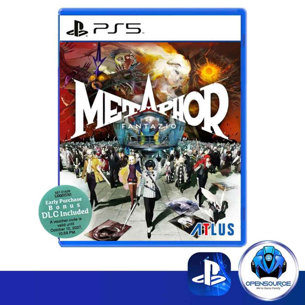 [พร้อมส่ง]Playstation: Metaphor: ReFantazio (ASIA EN/CH/KR/JP) - PS5 & PS4
