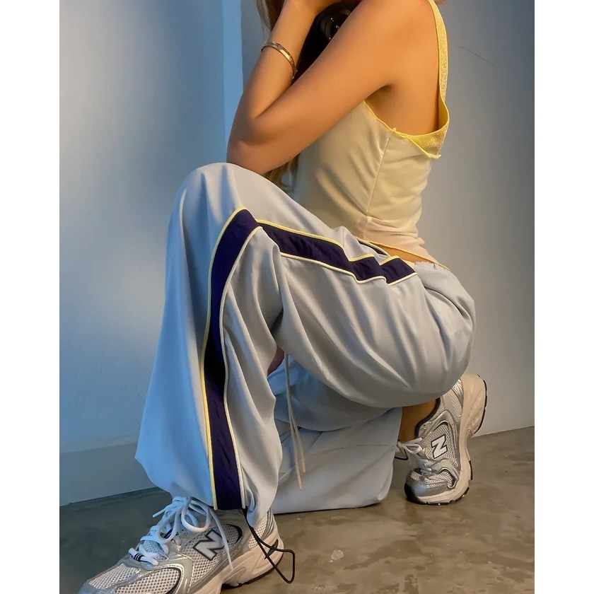 Try by Yorata Warm Up Pants Blue กางเกงวอร์มสีฟ้า yorata