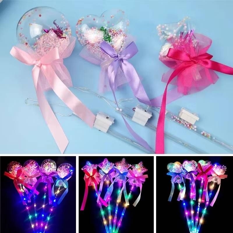 คฑามีไฟ ไม้คฑามีไฟ มี 3 แบบ รูปดาว/หัวใจ/กลม  สินค้าพร้อมส่ง