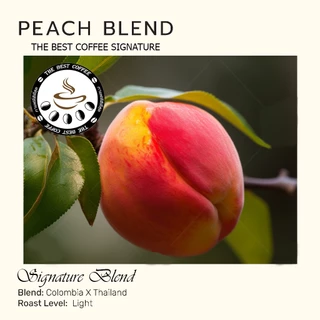 เมล็ดกาแฟคั่้วโคลัมเบีย เบลนด์ พีช Colombia Blend Peach | เมล็ดกาแฟพีช กาแฟกลิ่นพีช จากดอยมณีพฤกษ์