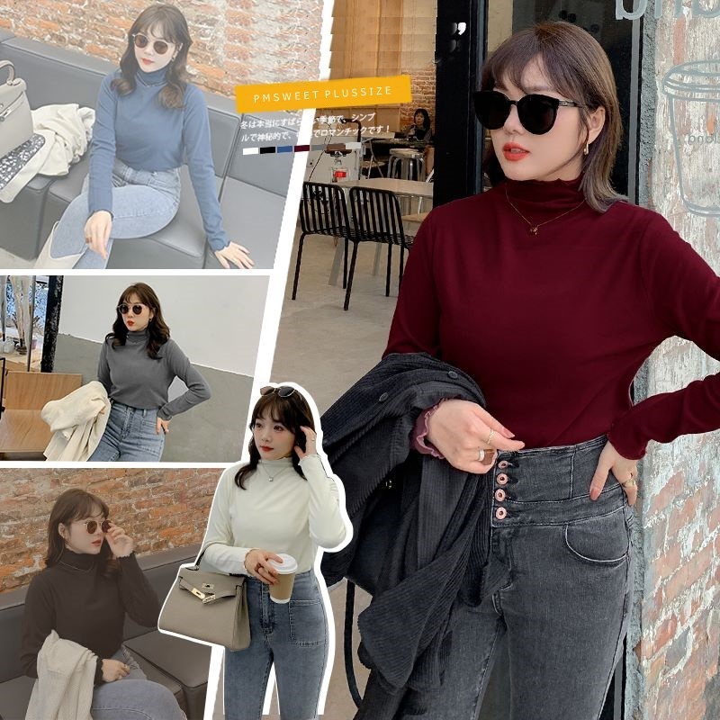 [ 🔥อกถึง 52″ ] : PMP2325 : พรีออเดอร์ เสื้อผ้าไซส์ใหญ่ เสื้อกันหนาวคนอ้วนเสื้อสเวตเตอร์เนื้อกำมะหยี่