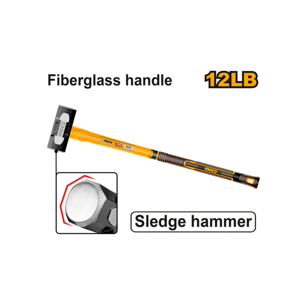 INGCO  ค้อนปอนด์ด้ามยาว ขนาด 10 ปอนด์  รุ่น HSM81498 | ขนาด 12 ปอนด์  รุ่น HSM81598