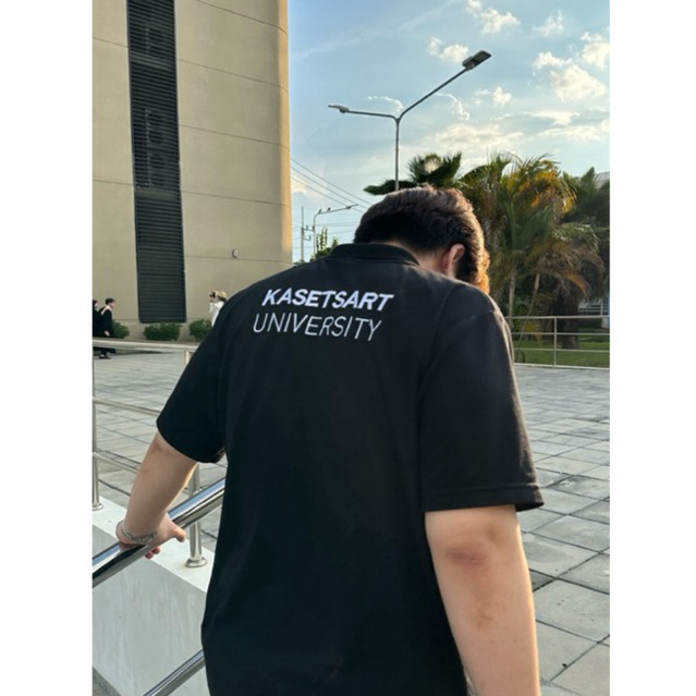 เสื้อโปโล ม.เกษตรศาสตร์ เสื้อKU ผู้ชาย ป้ายChubbyboy เนื้อผ้าดี ใส่สบาย