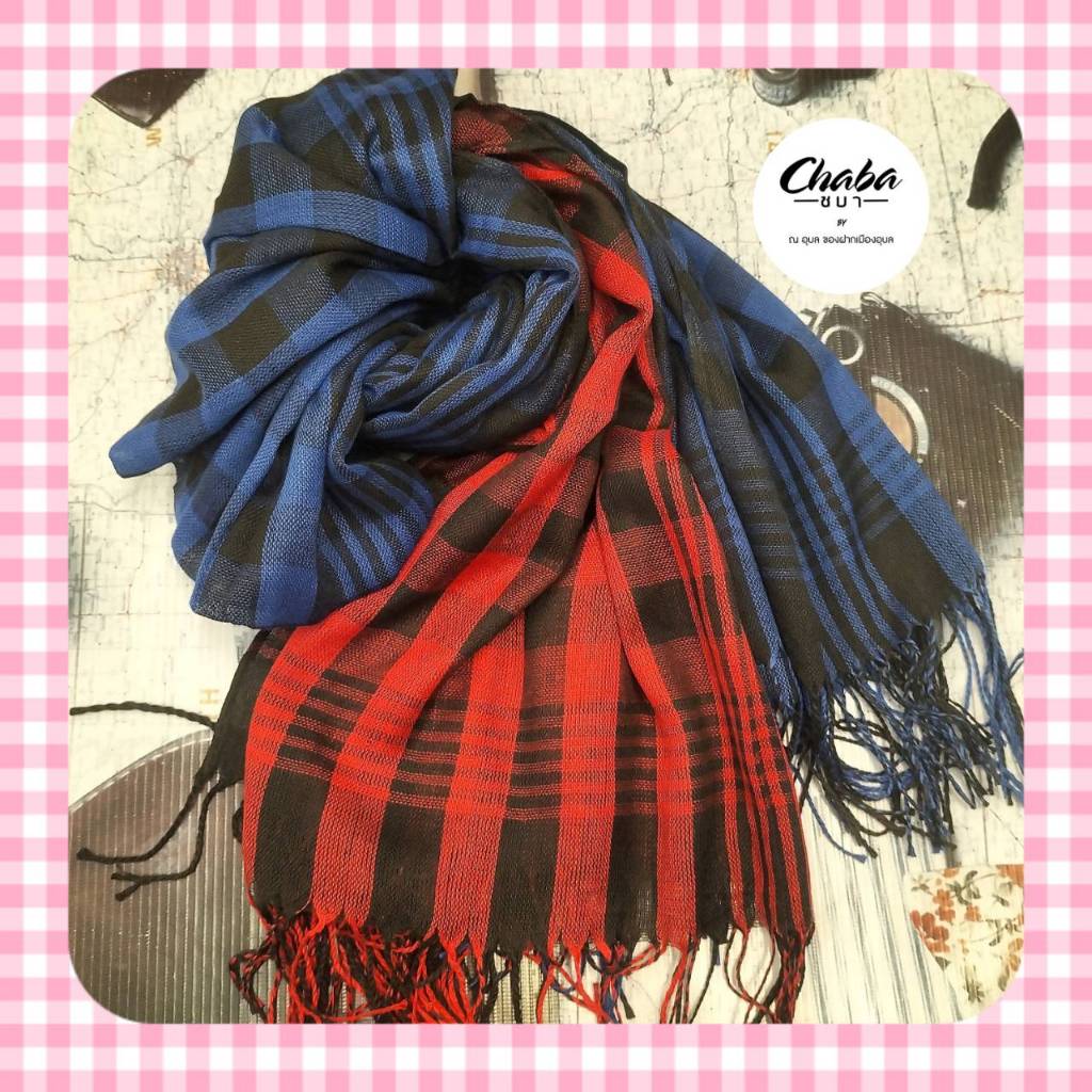 🧣ผ้าพันคอ ผ้าคลุมไหล่ลายสก๊อต งานเนื้อผ้านิ่มไม่หนา 🏵️🌸 📌📌สินค้าไม่ได้แพคใส่กล่อง แพคเกจถุงแก้วใสธรรมดา📌📌