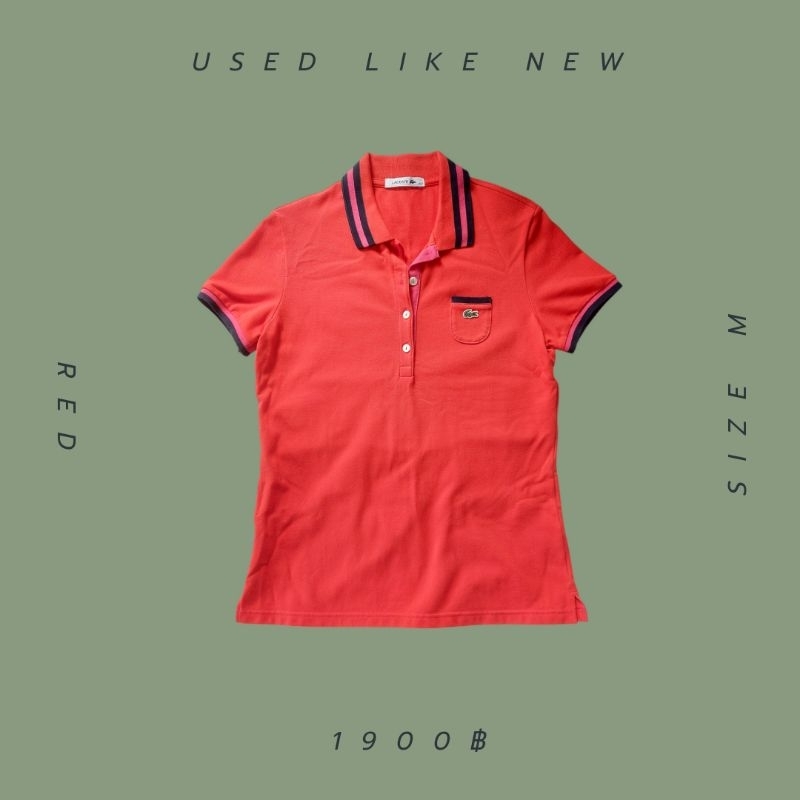 [ส่งต่อ] lacoste polo shirt เสื้อโปโล❤️🐊