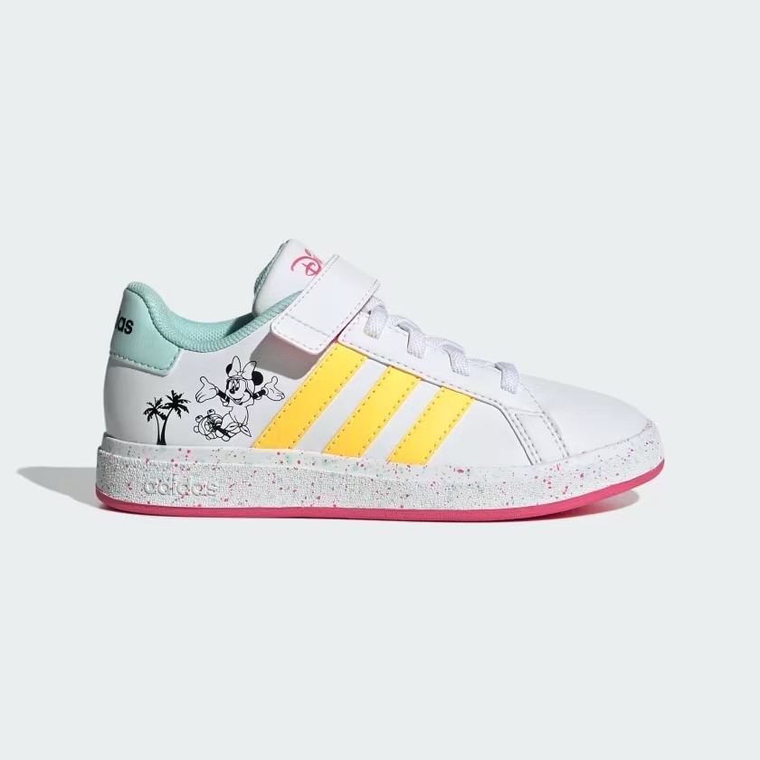 adidas × Disney حذاء أطفال Grand Court — صورة 2