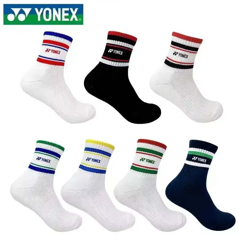ถุงเท้าแบดมินตัน Yonex ถุงเท้ากีฬา  ชาย-หญิง กระชับ เนื้อนุ่มสบายเท้า ระบายอากาศได้ดี