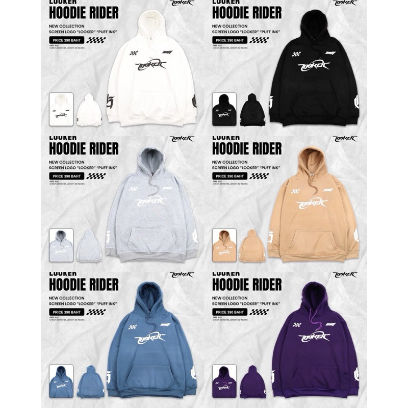 LOOKERแท้100% เสื้อฮุ้ดlookerหลายสี