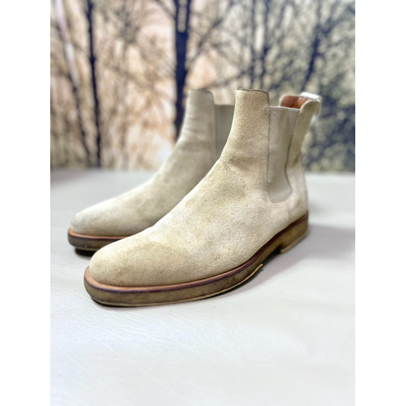 common project suede chealsea boots made in italy (used)