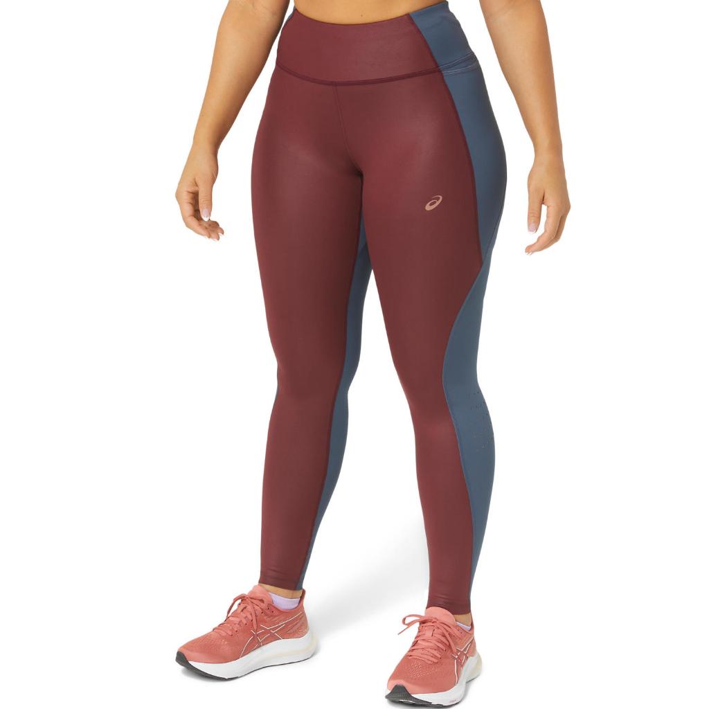 ASICS : NAGINO RUN TIGHT WOMEN RUNNING ผู้หญิง กางเกงวิ่งรัดรูป ของแท้ PORT ROYAL/TARMAC