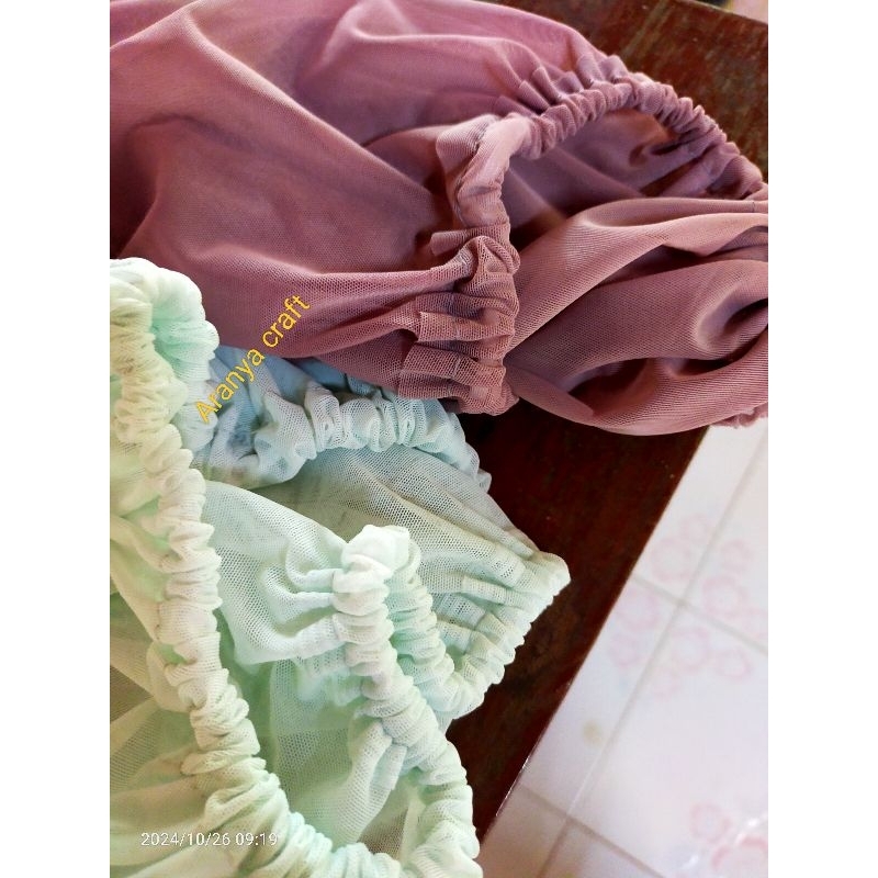 ผ้าคลุมฝาชี กันแมลง ฝุ่น คละสี ใช้กับฝาชี 20-24 นิ้ว รูปที่ 7