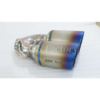 ปลายท่อไอเสีย ปลายม้วนเฉียงโล่งคู่ ขนาดปาก 3.5 นิ้ว / 4 นิ้ว…