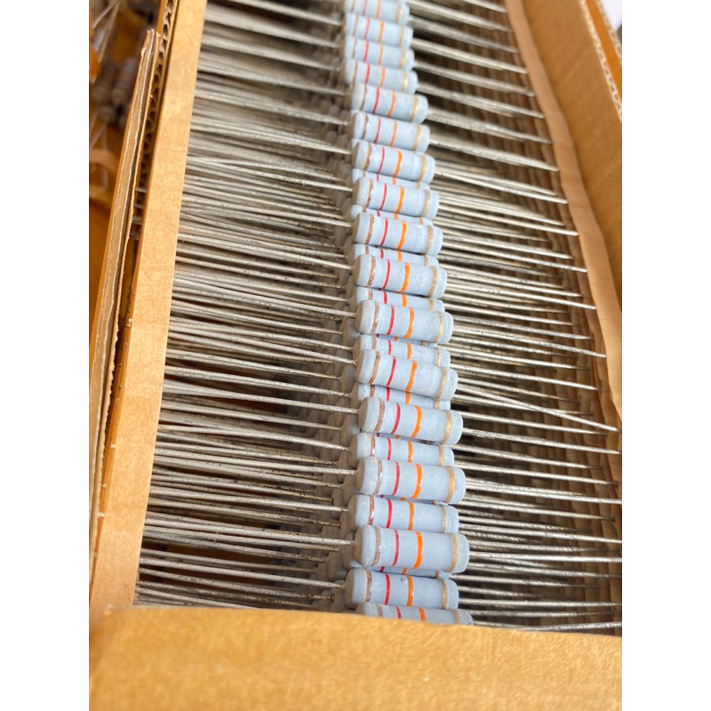 (แพ็ค5ตัว/10ตัว) รีซิสเตอร์ 12K 3W R 12K 3W Resistor เมทอล ออกไซด์ 12K 3วัตต์ ค่าผิดพลาด 5% R12K3W R12K 3W R 12K3W R3W - รูปที่ 2