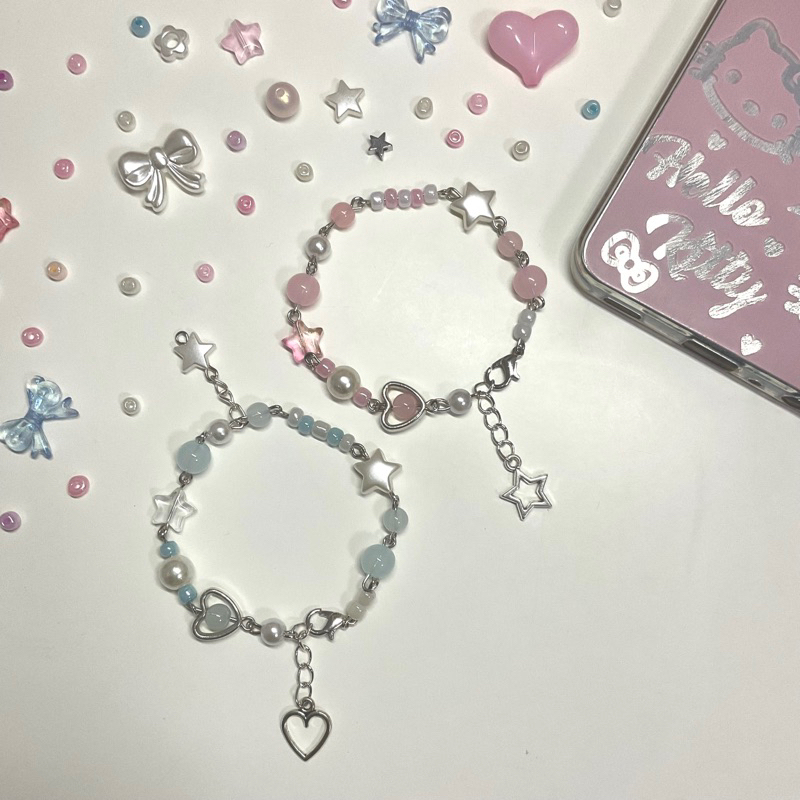 สร้อยข้อมือลูกปัด handmade (พร้อมส่ง)