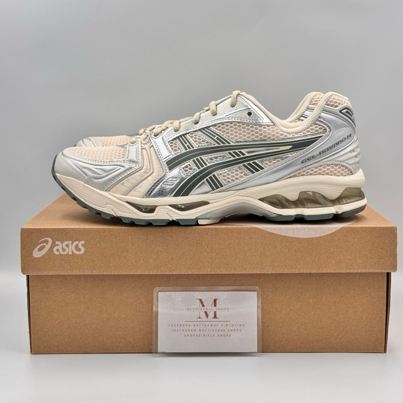 Asics Gel Kayano 14 “Birch Dark Pewter”รับประกันสินค้า % สินค้าพร้อมส่ง