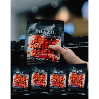 Pangkhon Coffee Roaster BRAZIL CERRADO JAGUAR เมล็ดกาแฟคั่ว Bazil Cerrado Jaguar Pulped Natural Process เมล็ดกาแฟบราซิล