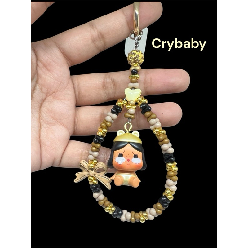 พวงกุญแจ/คล้องโทรศัพท์Popbean #crybaby#คอลใหม่ แท้ งานdiy พร้อมส่งงานแท้