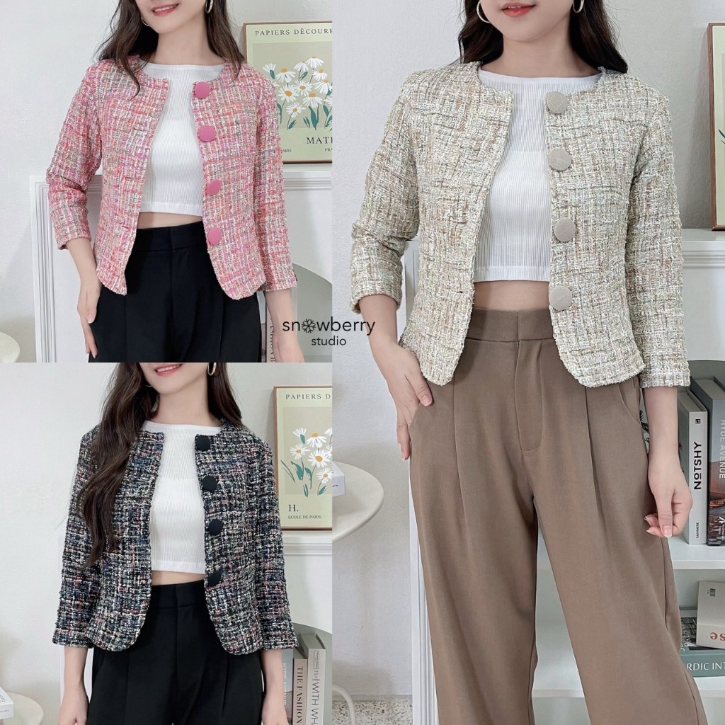Tilly tweed top (SNST)