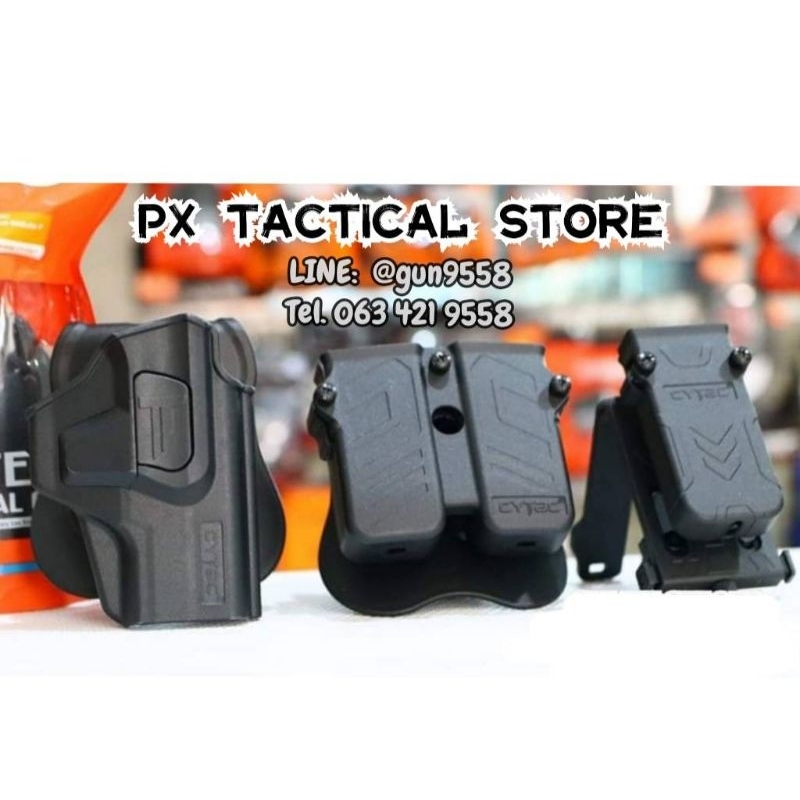 ซองปืuพกนอก Glock19 (Gen1-5)​/G19x/G45 ปลดนิ้วชี้ Cytac ราคา ถูกที่สุด ดีลบีเคเค แกลเลอรีภาพที่ 6