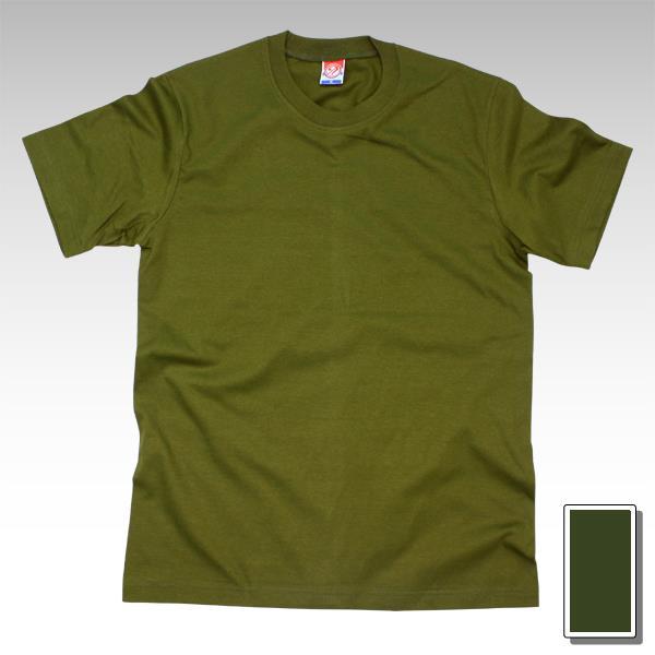 เสื้อยืด คอกลม No problem สีเขียวขี้ม้า