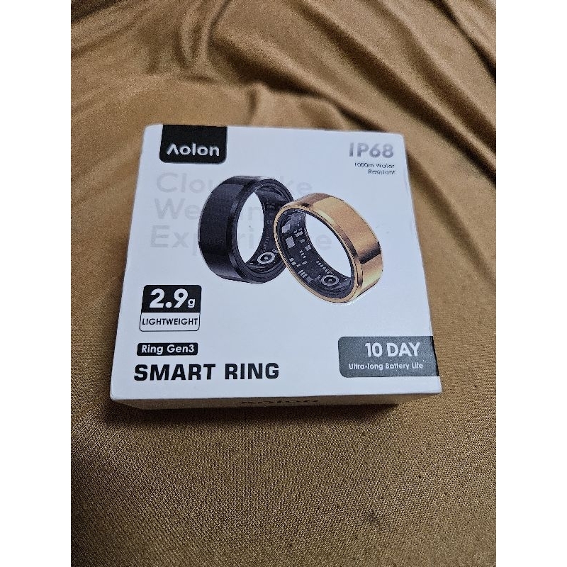 Aolon Ring Gen 3 Smart Ring Swim uwa1อัจฉริยะ IP68 กันนํา แหวนอัจฉริยะ วัดชีพจร [มือ2]