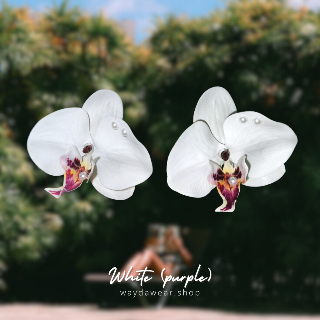 SUMMER ORCHID ดอกกล้วยไม้ประดับรองเท้า (1คู่)