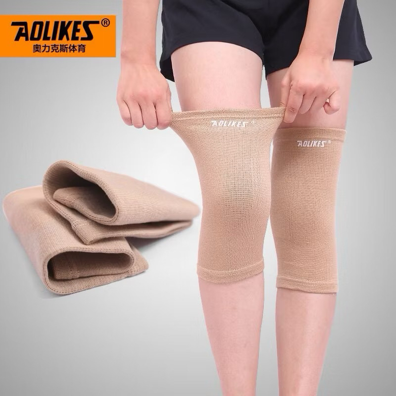 1 คู่/2ข้าง AOLIKES FABRIC KNEE SUPPORT ผ้าสวมหัวเข่าลดปวดเข่า เนื้อผ้ายืดใส่สบาย ระบายอากาศ ใช้คู่ครีมน้ำมันแก้ปวดได้