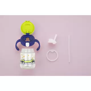 Richell(ริเชล) Restock แก้วน้ำกันสำลัก Mugood ขนาด 200 ml MUGOODI Straw Cup