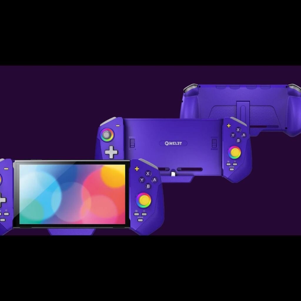(กดรับส่วนลดโค้ดคุ้ม 10-20%) พร้อมส่ง จอย NSW OMELET GAMING SUPER DECK (ADVANCE PURPLE)