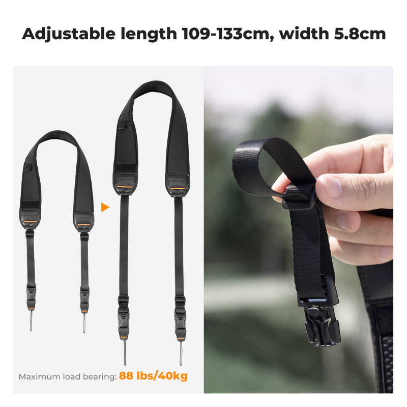 สายคล้องคอ K&F Urban Wander Camera Strap With an Extra Bag Small (KF13.184)
