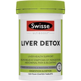 Swisse Ultiboost Liver Detox 200 Tablets ดีทอกซ์ตับ ขจัดสารพิษ ลดอาการบวมน้ำ