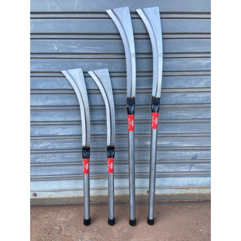 มีดหวด มีดหัวตัด ตราเพรช  ด้ามสั้น และ ด้ามยาว ใบมีดทำจากเหล็กแมงกานิสแท้ใบมีดคมทนแข็งแข็ง