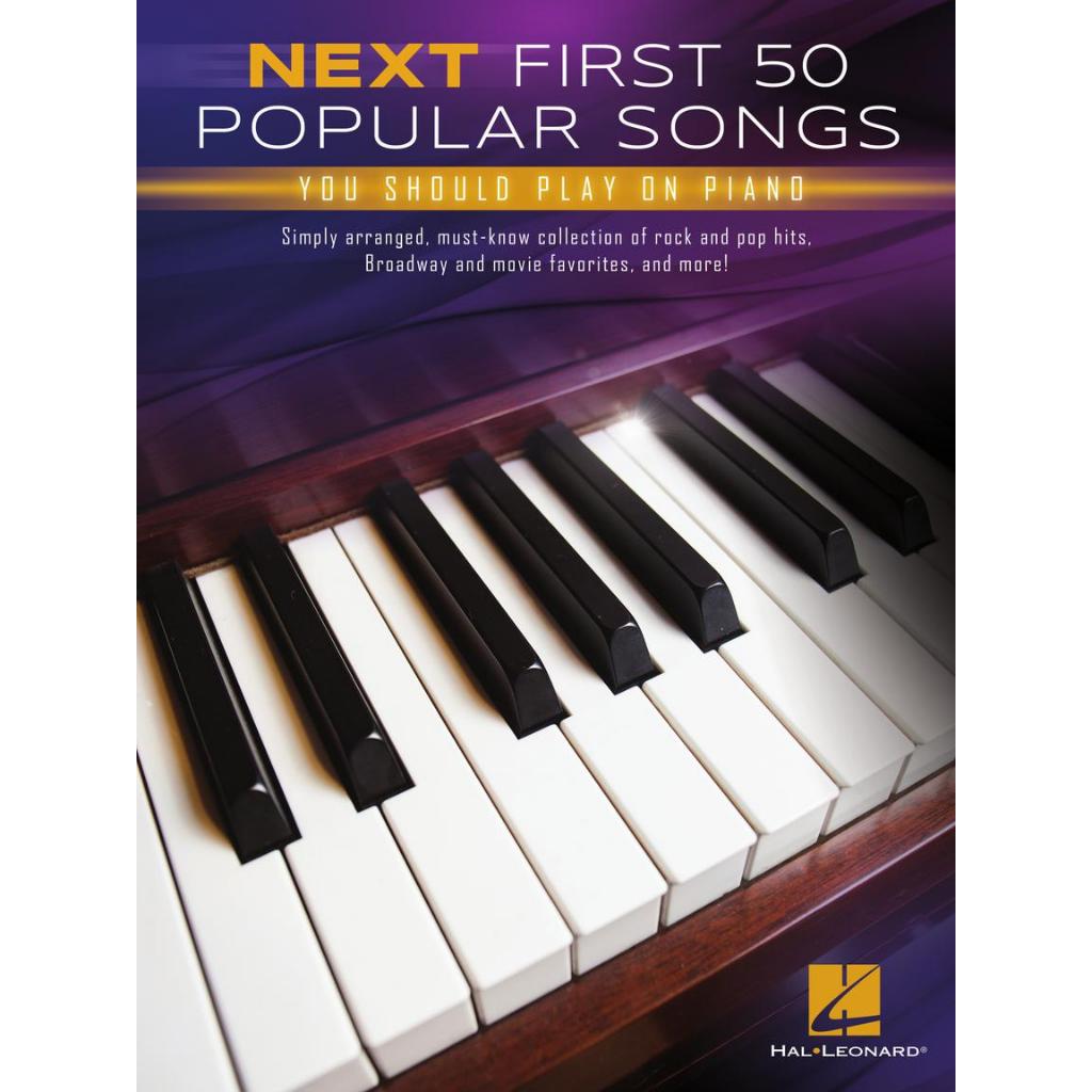 Next First 50 Popular Songs You Should Play on Piano (HL01256647)