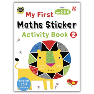 PelangiThai หนังสือแบบฝึกหัดชุด My First Maths Sticker Level 1