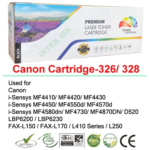 หมึกพิมพ์ Canon LBP6200 / MF4720 / MF4720W / MF4750 / MF4820d (Canon Cartridge-328) สีดำ Color Box
