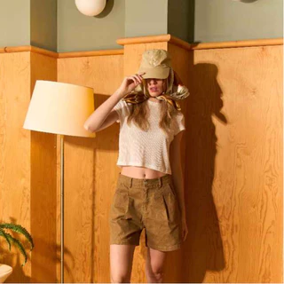Rool - Shorts 323 กางเกงขาสั้นเอวสูง ทรงสวย เนื้อผ้ายืดหยุ่น เก็บสะโพกได้ดี