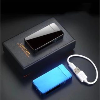 ไฟฟ้าUSB ไฟฟ้าพลาสม่า อุปกรณ์จุดไฟ เกรดพรีเมียม หน้าจอสัมผัส LED จุดไฟติดแม้มีลม