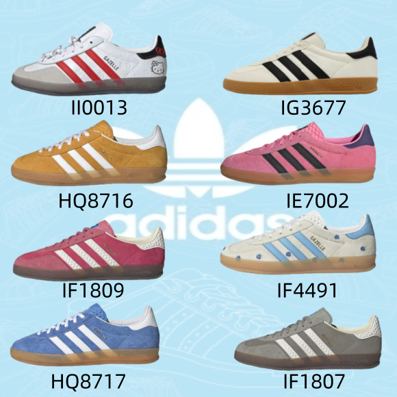 ✅ของแท้ 100 % ✅Adidas originals Samba GAZELLE II0013/IG3677/HQ8716/IE7002/IF1809/IF4491/HQ8717/IF180
