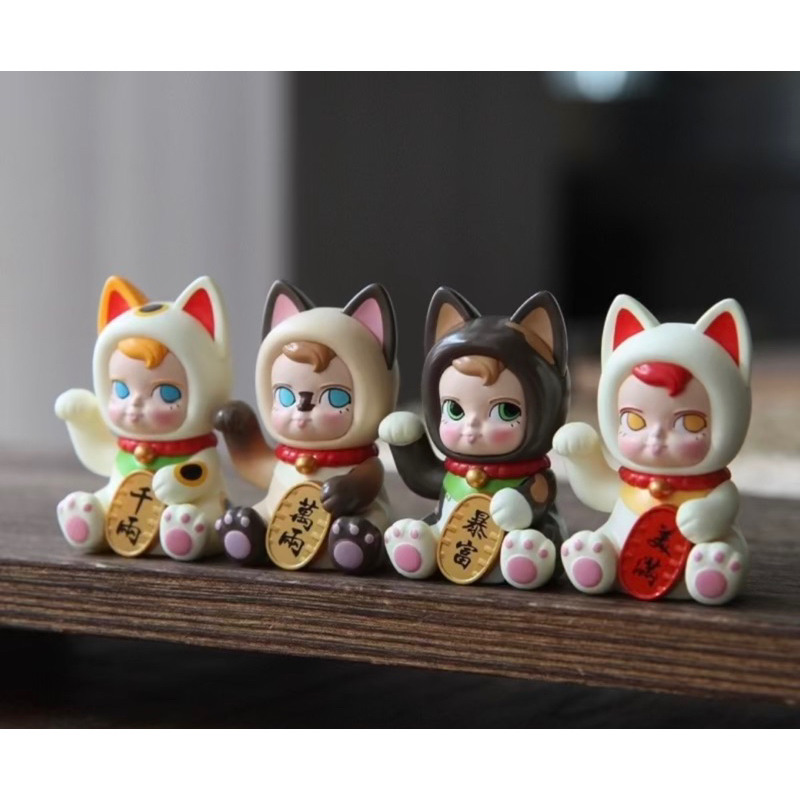 1สุ่ม พร้อมส่ง Fortune Cat Ver.2 แมวกวักสุดน่ารัก