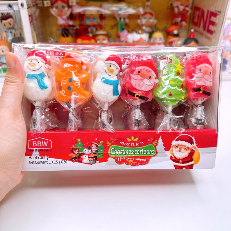 อมยิ้มคริสต์มาส เเละ ฮาโลวีน Halloween อย. ( 1 แพ็ค 30 ชิ้น )