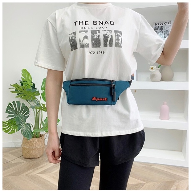 BM-shop：กระเป๋าคาดเอว กระเป๋าคาดหน้าท้อง ไม่จำกัดเพศ man1259