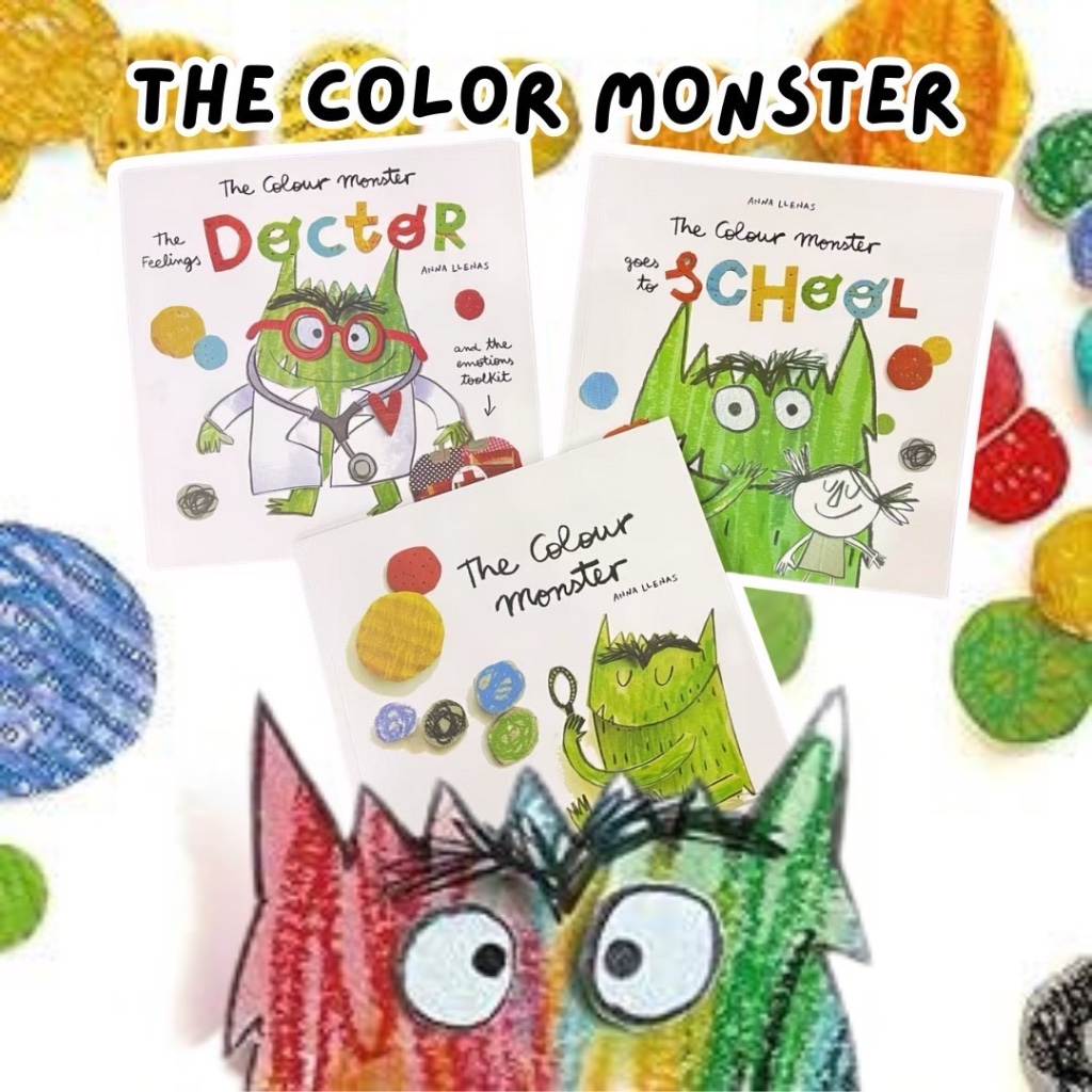 หนังสือนิทาน The color Monster ชุด 3 เล่ม children picture book สัตว์ประหลาดหลากสี อารมณ์