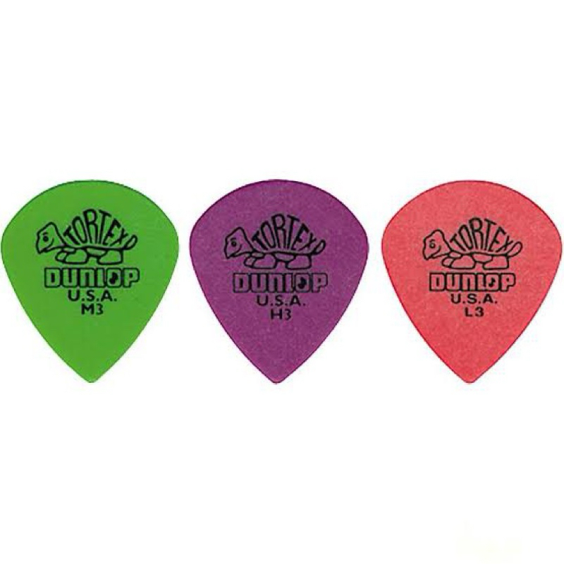 ปิ๊ก Jim Dunlop Tortex Jazz III L3 M3 H3 Guitar Pick 472R
