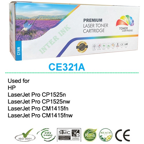 ตลับหมึก Color LaserJet CP1525n/ CP1525nw/ CP1520/ CM1415fnw (128A) สีดำ/ สีฟ้า/ สีเหลือง/ สีแแดง Color Box