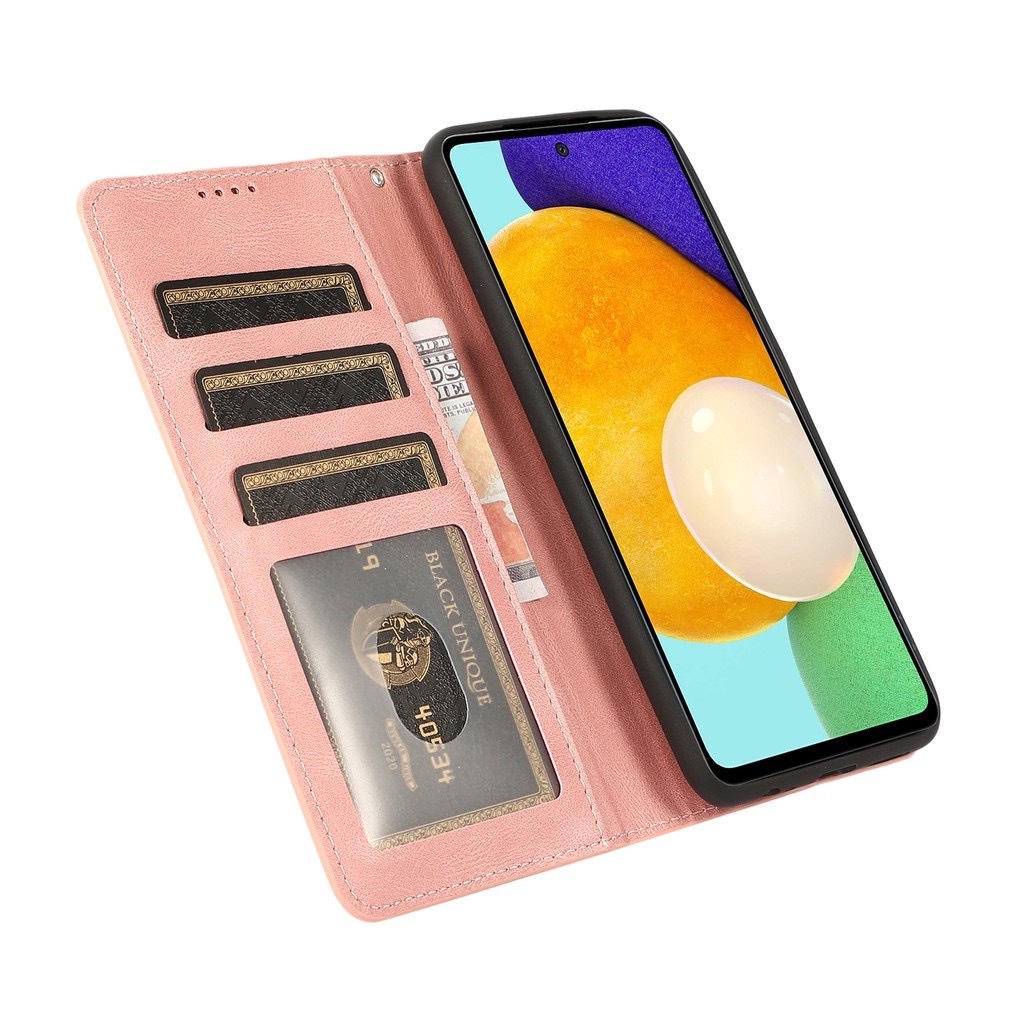 เคส สำหรับรุ่น Vivo V40 V40Pro Y21 Y21S Y33T Y33S T1X ฝาพับหนัง XUNTE4 มีช่องเสียบบัตร หลายช่อง สามารถตั้งได้ ราคา ถูกที่สุด ดีลบีเคเค แกลเลอรีภาพที่ 5